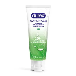 Інтимний гель-змазка Durex Naturals із натуральних інгредієнтів без барвників та ароматизаторів (лубрикант) 100 мл (4820108005273)