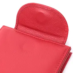 Яскравий жіночий гаманець із монетницею з натуральної шкіри ST Leather 22712 червоний - мініатюра 10