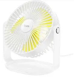 Вентилятор портативний Hoco F14 multifunctional powerful desktop fan - мініатюра 2