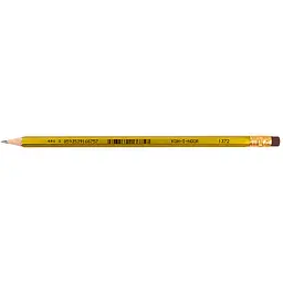 Олівець графітний  Koh-i-Noor Oriental НВ з гумкою золотистий (1372) - мініатюра 2