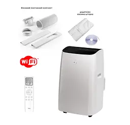 Мобільний кондиціонер TCL TAC-12CPB/MZWS WI-FI - мініатюра 3