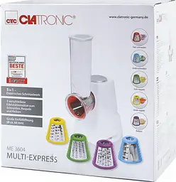 Кухонний комбайн овочерізка 5 насадок Clatronic МЕ 3604 - мініатюра 4