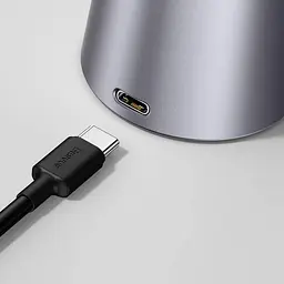 Настільна лампа Baseus Smart Eye Series Charging Folding Smart Light Gray (DGZG-0G) - мініатюра 8
