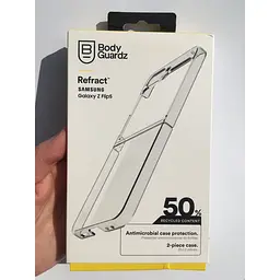 Чохол протиударний BodyGuardz Refract Case для Samsung Galaxy Z Flip5 Clear Прозорий - мініатюра 4