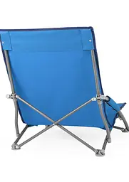 Пляжне крісло шезлонг Outtec Easy Go складане синій - мініатюра 5