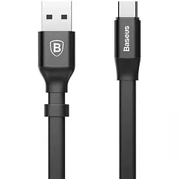Кабель Baseus Nimble Portable Cable USB to Type-C 0.23m CATMBJ-A01 Black