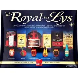 Цукерки Abtey Chocolats Royal Des Lys пралине з алкоголем 250 г - мініатюра 1