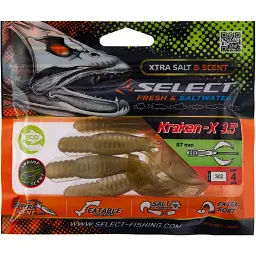 Силікон Select Kraken-X 3.5" #302 (4 шт/уп) - мініатюра 2