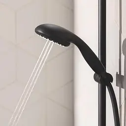 Термостат для ванни Grohe QuickFix Start Black + Душовий гарнітур Vitalio Start 100 UA303907T1, Чорний матовий - мініатюра 10