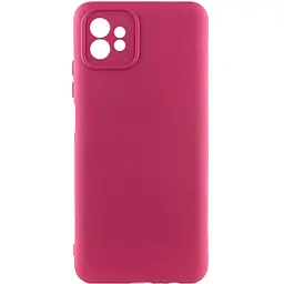 Чохол TPU Getman Liquid Silk Full Camera для Motorola Moto G32 Бордовий / Marsala