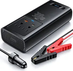 Автомобільний інвертор Baseus IGBT Power Inverter 300W (110V US/JP ) Black (CGNB010001) - мініатюра 7