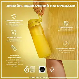 Пляшка для води ION8 750 мл (ЕКО пляшка) BPA Free Yellow (I8RF750YEL) - мініатюра 5