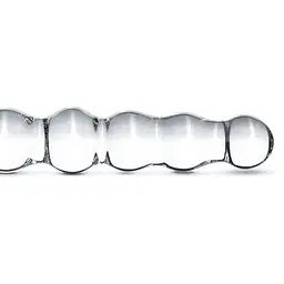 Скляний дилдо у вигляді намистин Gildo Glass Dildo No. 19 - мініатюра 3