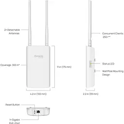 Точка доступу TP-Link EAP603 OUTDOOR AX1800 (EAP603-OUTDOOR) - мініатюра 6