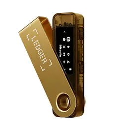 Апаратний гаманець для криптовалют Ledger Nano S Plus Gold (LNSPG) - мініатюра 2
