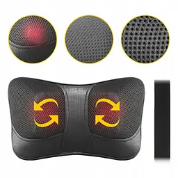Подушка-масажер 4FIZJO Shiatsu Ultra+ 4FJ0560 Black (P-5907739319173) - мініатюра 3