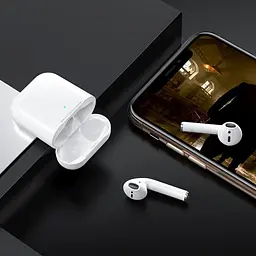 Бездротові навушники Borofone BW25 TWS Bluetooth 5.3, з мікрофоном, білі - мініатюра 3