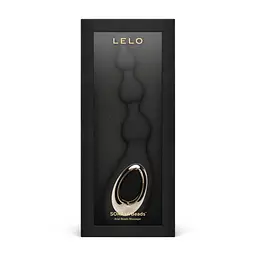 Анальний вібратор LELO Soraya Beads Black, 23,4 см, чорний - мініатюра 6