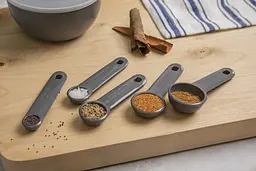 Набор мерных ложек KitchenAid Coreline KQG057OHCGG 5 шт серый - мініатюра 7