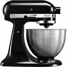 Кухонна машина KitchenAid Classic 4,3 л 5K45SSEOB з відкидним блоком чорний - мініатюра 1