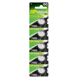 Батарейки GP LITHIUM Button Cell 3.0V CR2032-2CPU5 Літієва CR2032 5 шт.