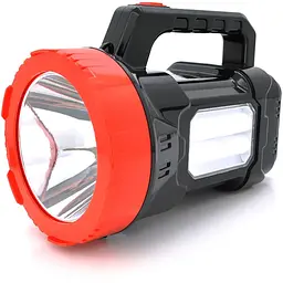 Ліхтар пошуковий Silver Toss ST-6678, 1LED+14SMD T6, 10W, 1+1 режим, 6000mah, Black/Red, IP40, кабель 220В, 220х140х170мм, BOX