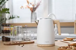 Електрочайник Ardesto Wood Modern Strix 1.7 л білий (EKL-F420WWD) - мініатюра 7