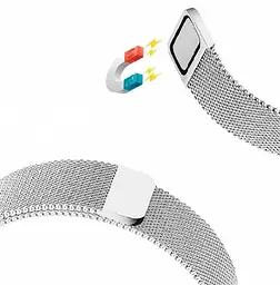 Міланський сітчастий ремінець Primo для годинника Samsung Galaxy Watch 42 мм (SM-R810) Silver - мініатюра 7
