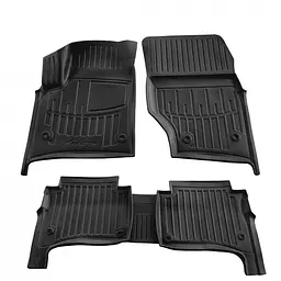 Комплект 3D килимків в салон Volkswagen Touareg I (7L) (2002-2010) Фольксваген