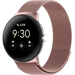 Ремінець DK Metal Milanese Loop Magnetic для Google Pixel Watch 1 / 2 (015666) (pink rose) - мініатюра 2