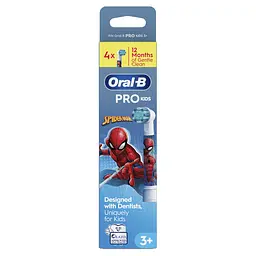 Насадки для електричної зубної щітки Oral-B Kids Людина-павук 4 шт. - мініатюра 2