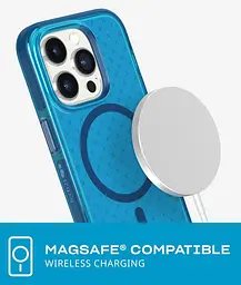 Оригінальний протиударний чохол Tech21 Evo Check MagSafe для iPhone 14 Pro (6.1") Blue T21-9697I - мініатюра 2