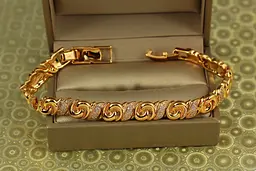 Браслет Xuping Jewelry Мальви 17 см 8 мм золотистий