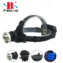 Налобний ліхтар світлодіодний акумуляторний BL-8070-P50 (1009341-Black) - мініатюра 3