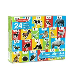 Мега-пазл Melissa&Doug Алфавіт/Тварини, 24 елементи (MD31001) - мініатюра 2
