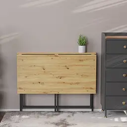Стіл розкладний Моріс Ferrum-decor 750x1000x600 Чорний метал ДСП Дуб Артізан 16 мм (FRD-104674) - мініатюра 5