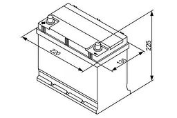 Акумулятор Bosch S3 45Ah 300A L+ (0 092 S30 170) - мініатюра 5