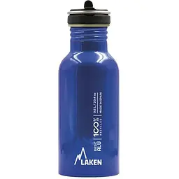 Пляшка для води Laken Basic Alu Bottle 0.6 L Blue (1004-BAF60-A)