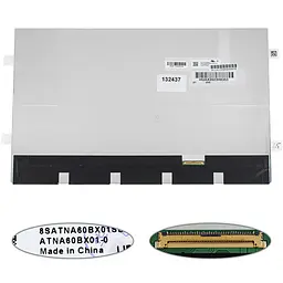 Матрица 16.0" ATNA60BX01-0 (3200*2000 40pin(eDP IPS 120Hz DCI-P3 100%) OLED SLIM(без доп. панели) глянец разъем вправо