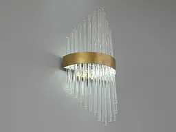 Світильник настінний LED Diasha 839/2BR, 18W, 990 лм, бронза, сучасний стиль для спальні - мініатюра 2