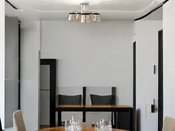 Класична люстра Brille LK-725S/5 E27 WH+FG - мініатюра 4