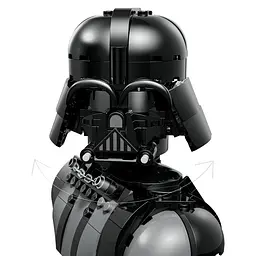 Конструктор LEGO Star Wars Погруддя Дарта Вейдера V29 349 деталей (75439) - мініатюра 6