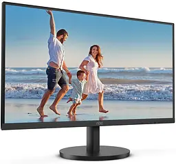TFT 27" AOC Q27B3MA, QHD, VA, 75Гц, 2х HDMI, DP, колонки, чорний - мініатюра 3