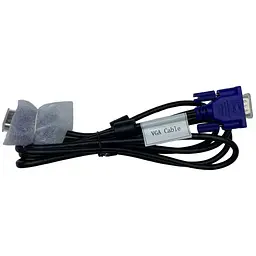 Кабель VGA - VGA (M/M), 1.8 м, Чорний (5K06202501HL) - мініатюра 3