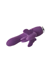 Вібратор-кролик Dream Toys Flirts Butterfly, 17 см фіолетовий - мініатюра 6