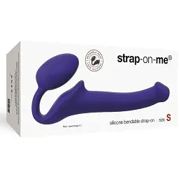 Безремневий страпон Strap-On-Me Violet S повністю регульований діаметр 2.7 см - мініатюра 5