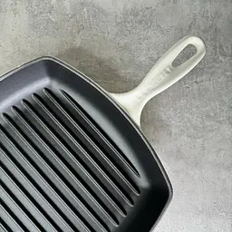 Сковорода-гриль Le Creuset Square Grillet 26 см безе 20183267160422 - мініатюра 3