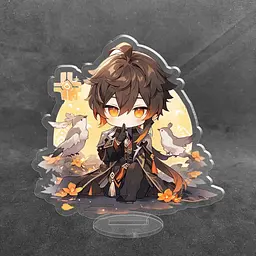 Акрилова колекційна фігурка Геншин Імпакт - Genshin Impact Chibi Чжун Лі 1 10 см - мініатюра 2