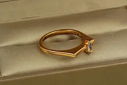 Кільце Xuping Jewelry Лаконізм р 16 золотисте - мініатюра 3