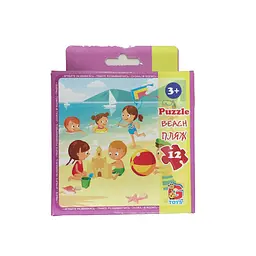 Пазл "Дитячий майданчик" LX04 ТМ G-Toys 12 елементів, в коробці.(4824687639270)